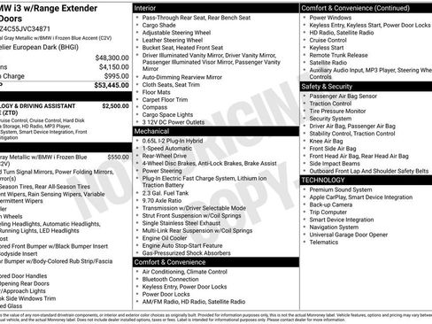 Used 2018 BMW i3 w/ Range Extender image 11