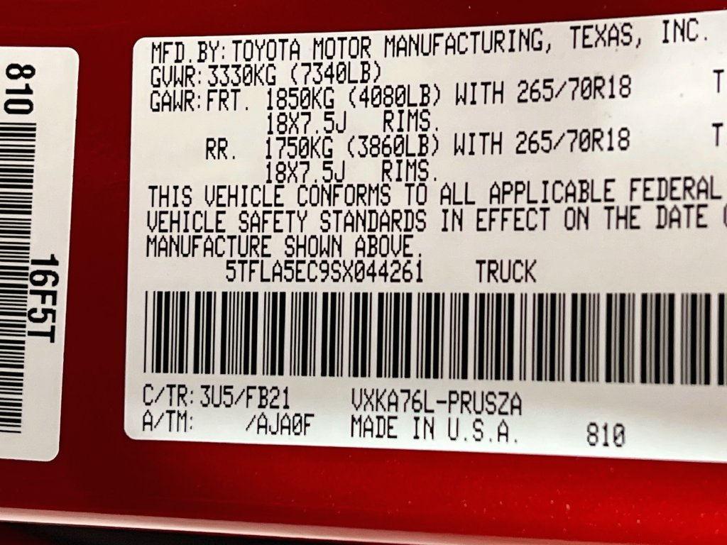Certified 2025 Toyota Tundra SR5 w/ TRD Off-Road Package AWD/4WD image 26