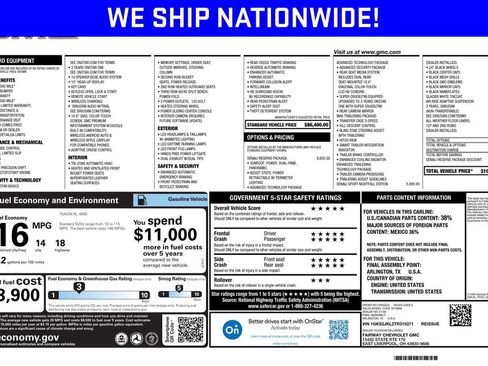 New 2026 GMC Yukon XL Denali w/ Denali Reserve Package AWD/4WD image 1