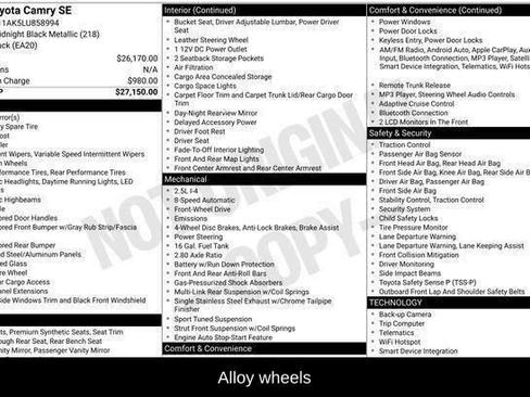 Used 2020 Toyota Camry SE image 13