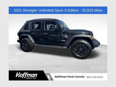 Used 2021 Jeep Wrangler Unlimited Sport AWD/4WD image 1
