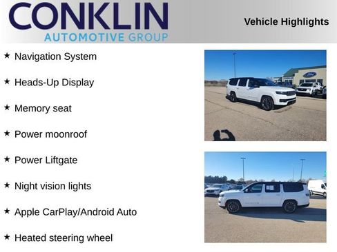 Used 2024 Jeep Grand Wagoneer L Series III w/ Quick Order Packagew 28T image 2