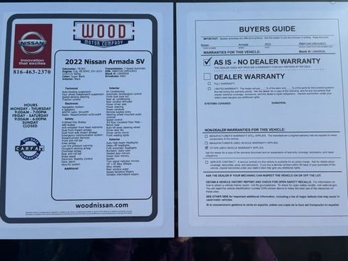 Used 2022 Nissan Armada SV image 10