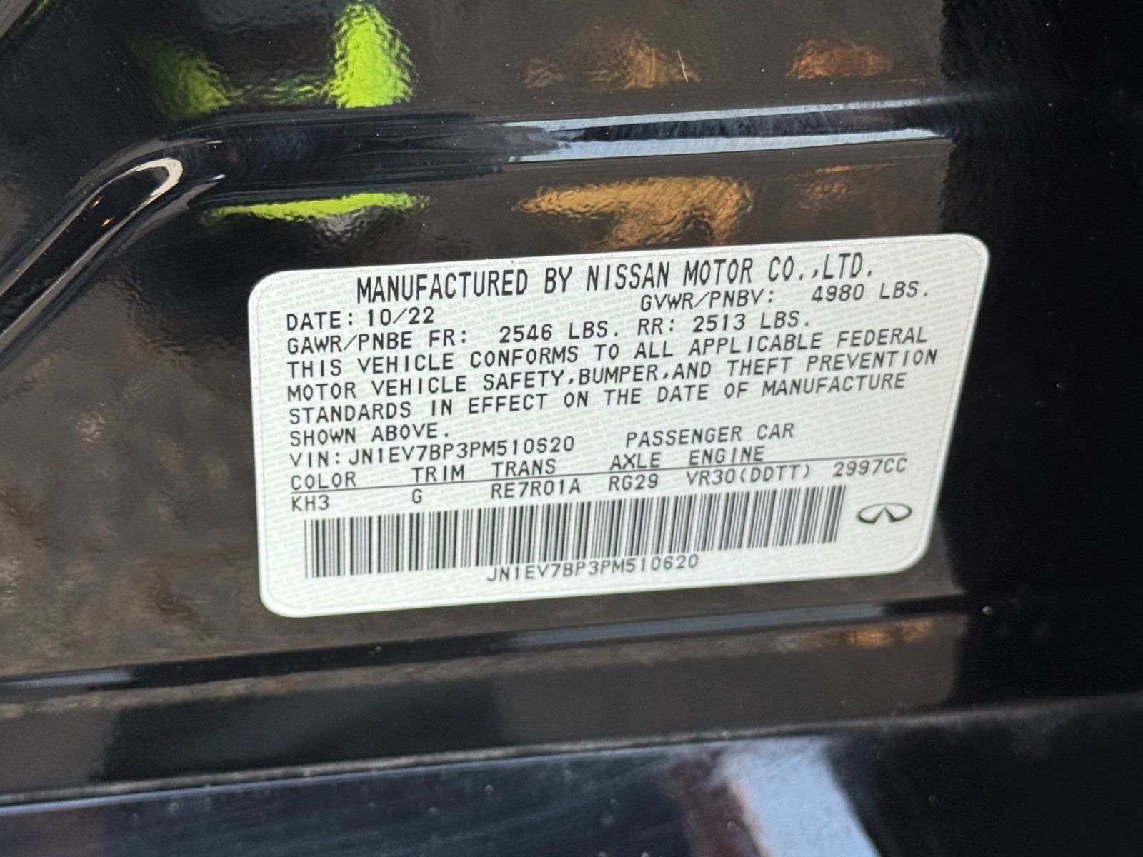 Used 2023 INFINITI Q50 Luxe w/ Cargo Package RWD image 47