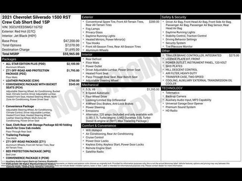 Certified 2021 Chevrolet Silverado 1500 RST w/ All Star Edition Plus AWD/4WD image 55