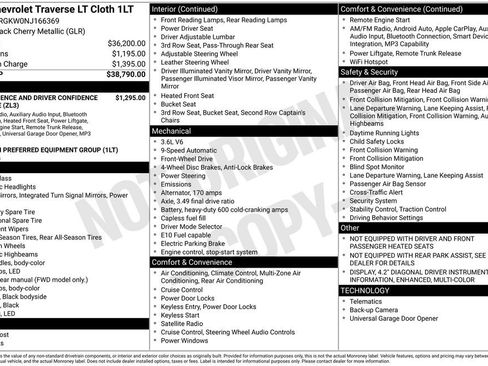 Used 2022 Chevrolet Traverse LT FWD image 39