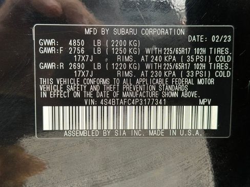 Certified 2023 Subaru Outback Premium image 54