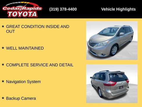 Used 2017 Toyota Sienna XLE FWD image 7