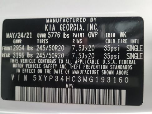 Used 2021 Kia Telluride EX w/ EX Premium Package FWD image 33