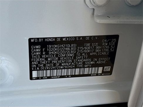 New 2025 Honda HR-V EX-L image 31