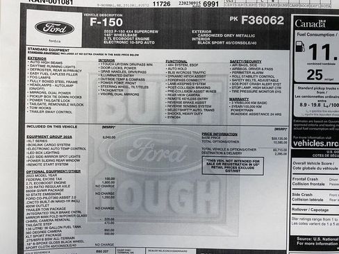 Used 2023 Ford F150 XLT w/ Equipment Group 302A High image 36