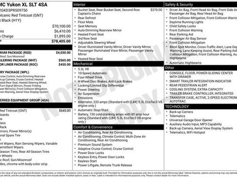 Used 2023 GMC Yukon XL SLT w/ SLT Premium Package AWD/4WD image 7