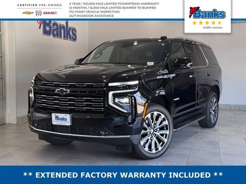 Certified 2025 Chevrolet Tahoe High Country AWD/4WD image 1