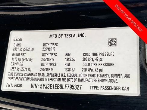 Used 2020 Tesla Model 3 Long Range image 18
