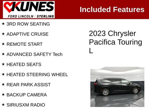 Used 2023 Chrysler Pacifica Touring-L FWD image 2