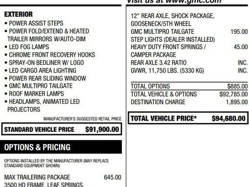 Used 2024 GMC Sierra 2500 Denali Ultimate w/ Max Trailering Package AWD/4WD image 2