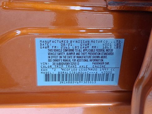 Certified 2021 Nissan Sentra SR w/ SR Premium Package image 27