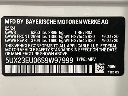Certified 2025 BMW X5 xDrive40i w/ Parking Assistance Package AWD/4WD image 25