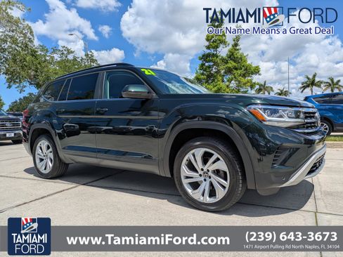 Used 2021 Volkswagen Atlas SE AWD/4WD image 1
