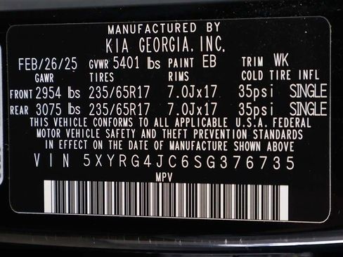 Used 2025 Kia Sorento LX FWD image 39