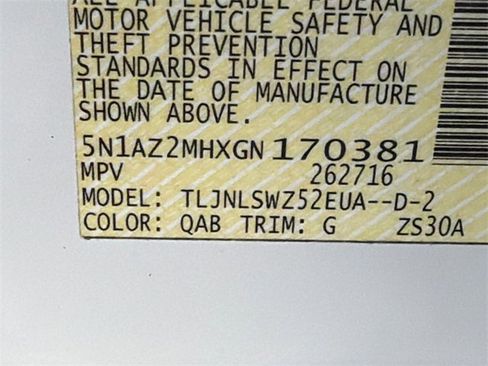 Used 2016 Nissan Murano Platinum w/ Platinum Technology Package image 34