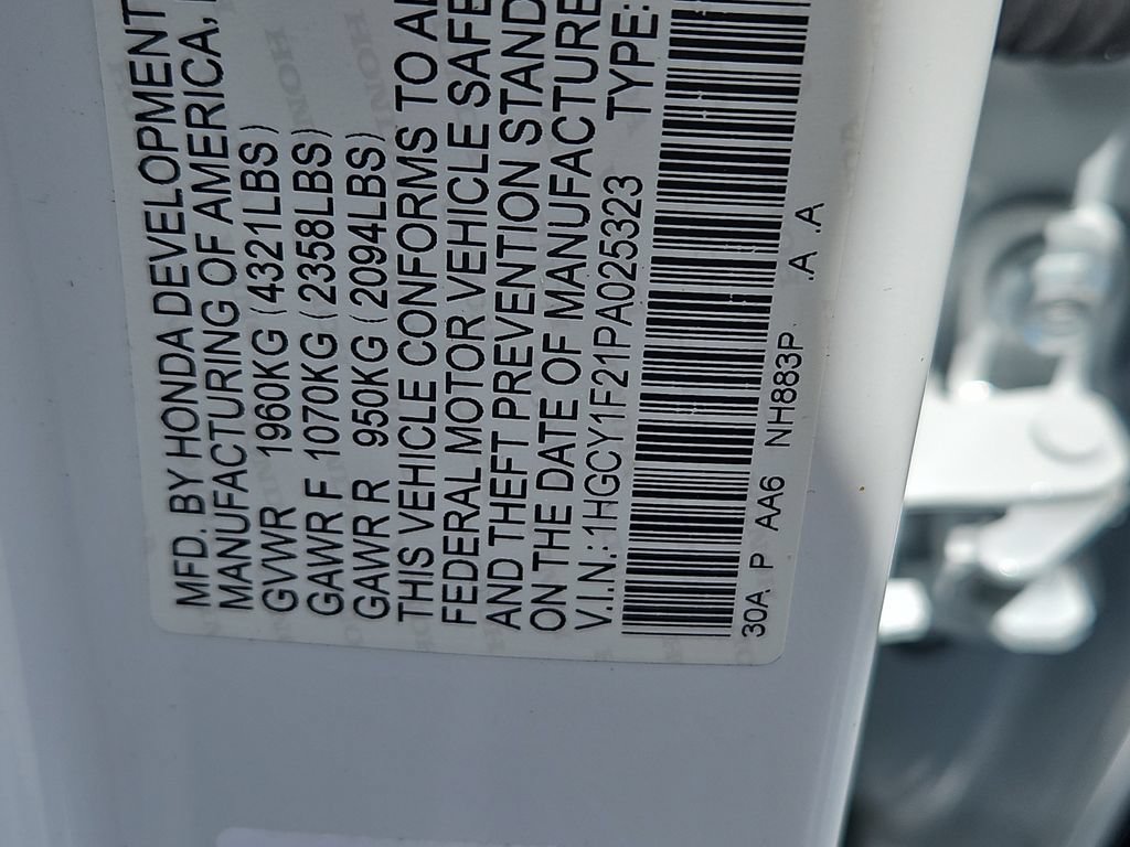 Certified 2023 Honda Accord LX image 14