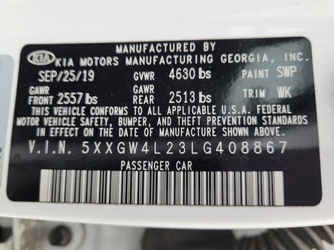 Used 2020 Kia Optima SX image 33