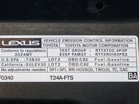 Used 2024 Lexus TX 350 AWD w/ Technology Package image 30