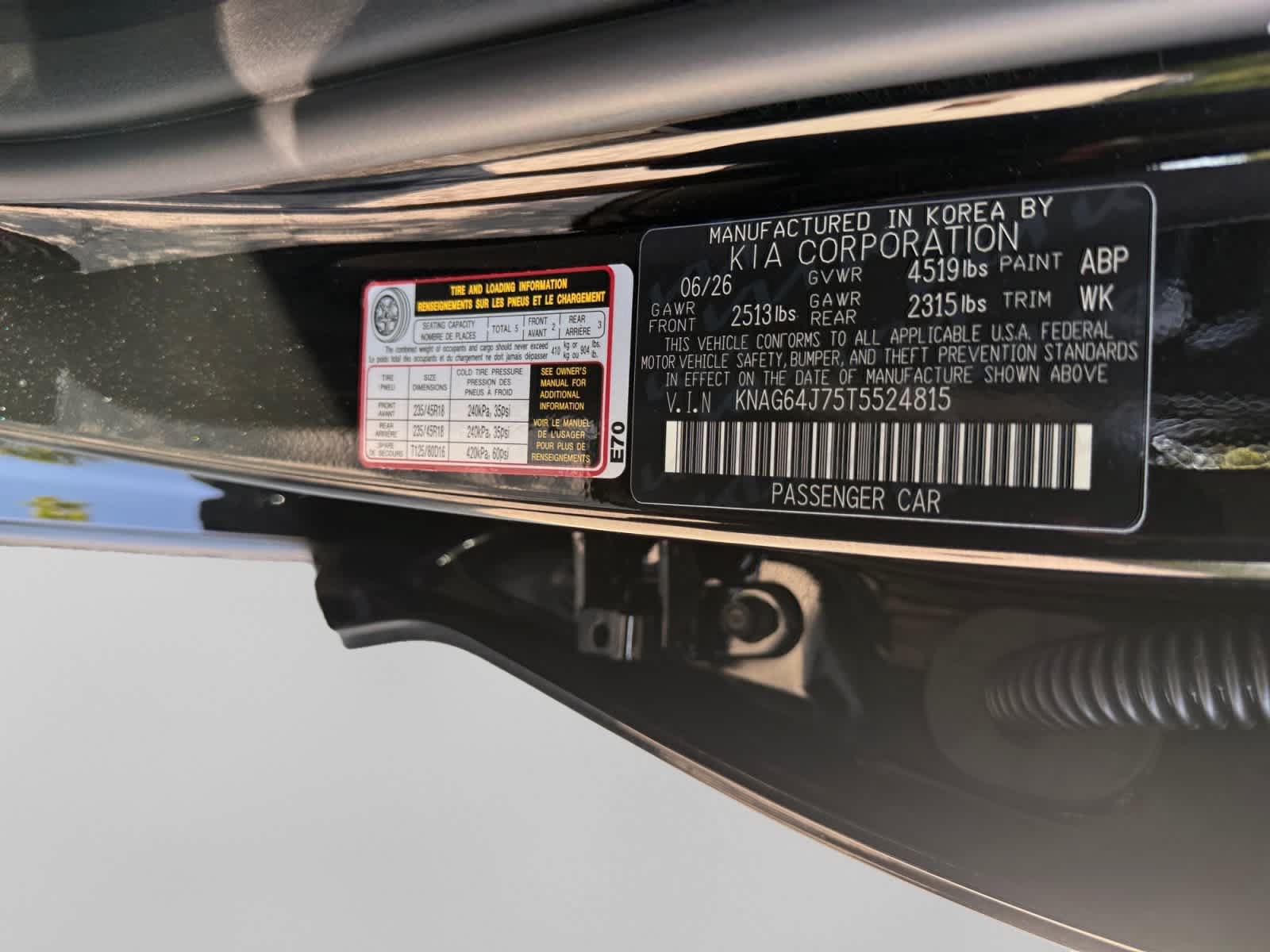 New 2026 Kia K5 GT-Line AWD/4WD image 25
