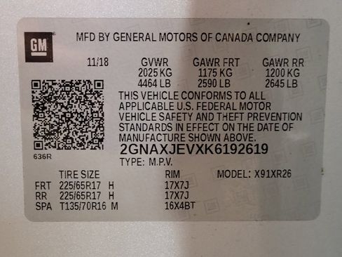 Used 2019 Chevrolet Equinox LT FWD image 33
