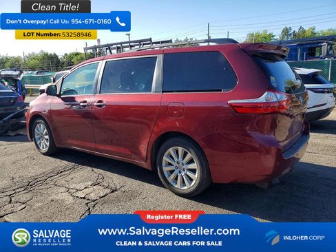 Used 2015 Toyota Sienna XLE w/ XLE Navigation Package AWD/4WD image 3