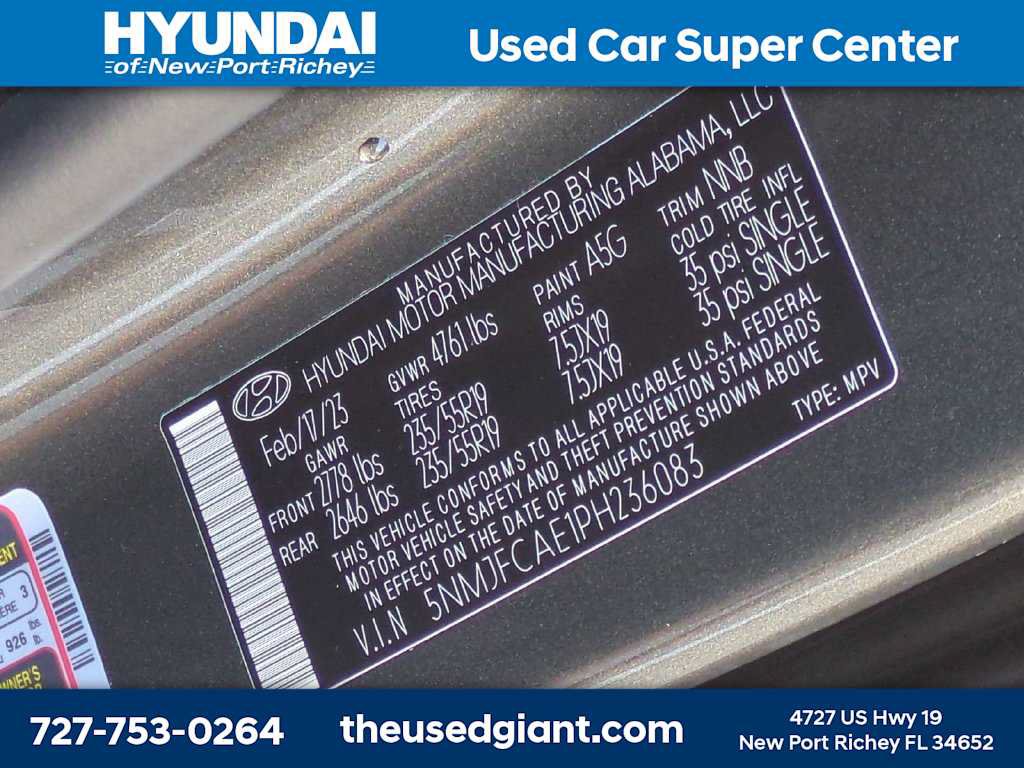 Used 2023 Hyundai Tucson SEL w/ Convenience Package AWD/4WD image 35