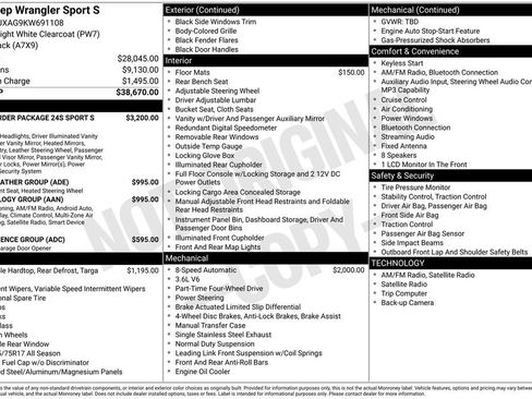 Used 2019 Jeep Wrangler Sport image 6