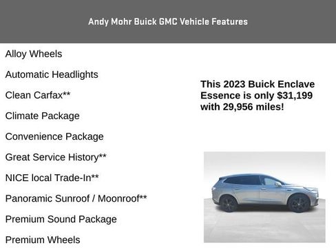 Used 2023 Buick Enclave Essence w/ Experience Buick Package FWD image 8