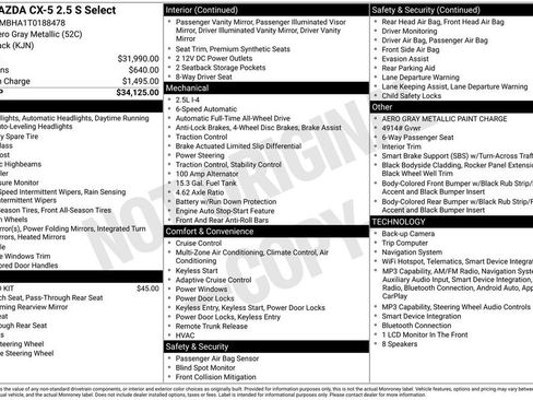 New 2026 MAZDA CX-5 Select AWD/4WD image 4