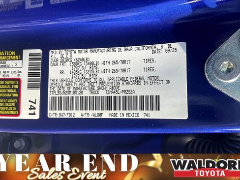 New 2025 Toyota Tacoma TRD Off-Road image 17