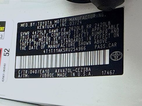 Certified 2024 Toyota Camry SE w/ Convenience Package FWD image 29