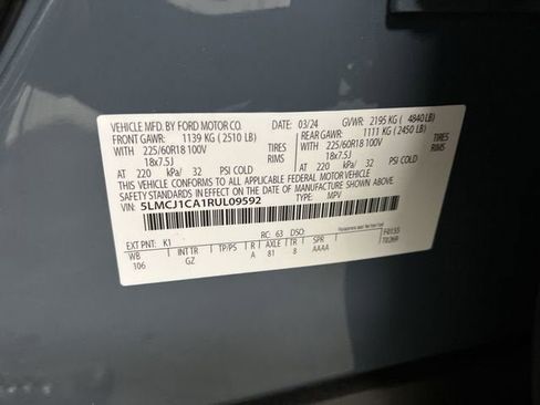 Used 2024 Lincoln Corsair FWD w/ Equipment Group 101A image 34