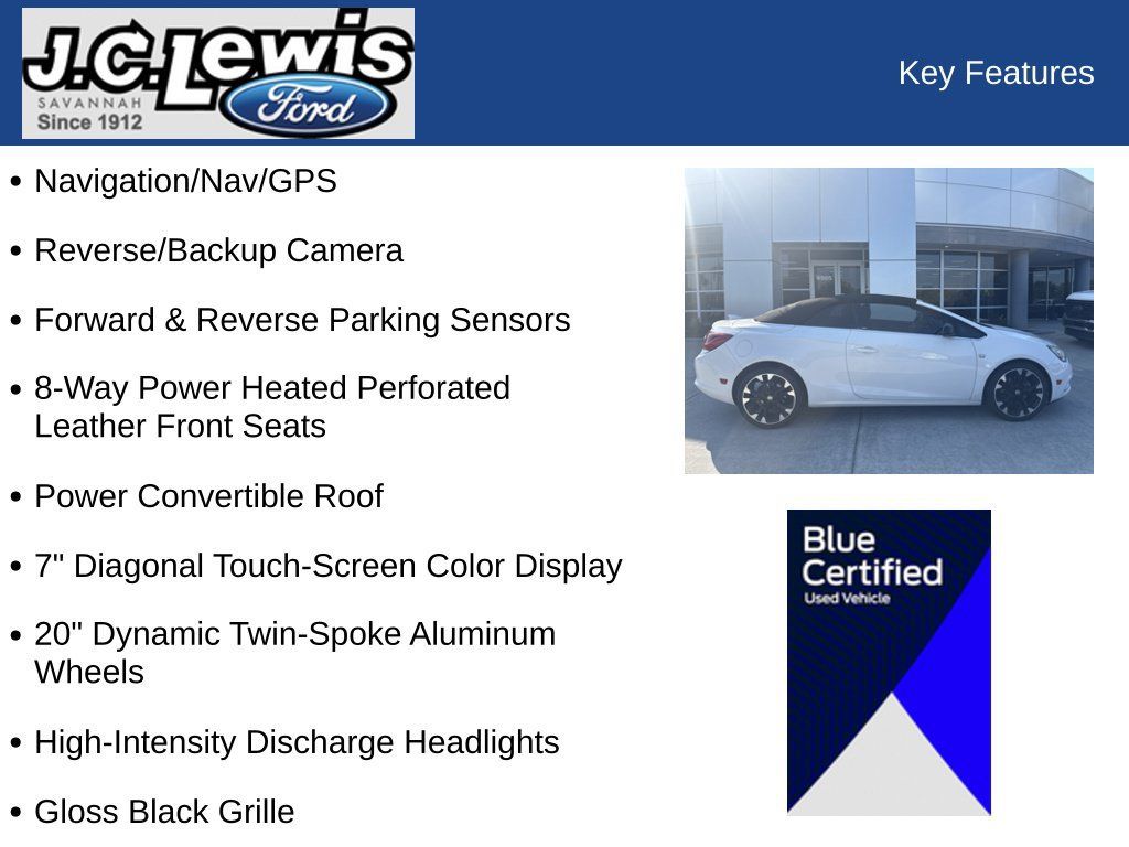 Used 2018 Buick Cascada Sport Touring w/ Dark Effects Package FWD image 16
