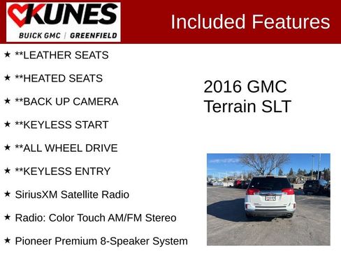 Used 2016 GMC Terrain SLT image 2