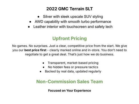 Used 2022 GMC Terrain SLT AWD/4WD image 3