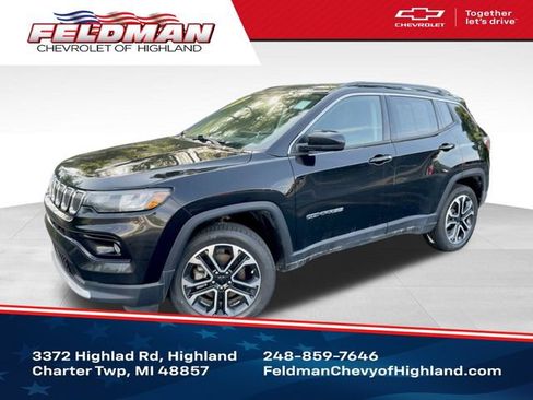 Used 2022 Jeep Compass Limited AWD/4WD image 1