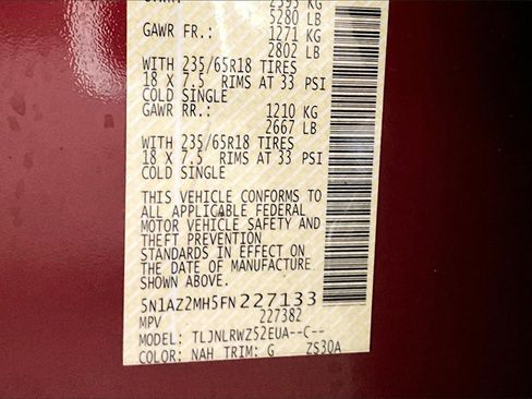 Used 2015 Nissan Murano SL w/ SL Technology Package image 33