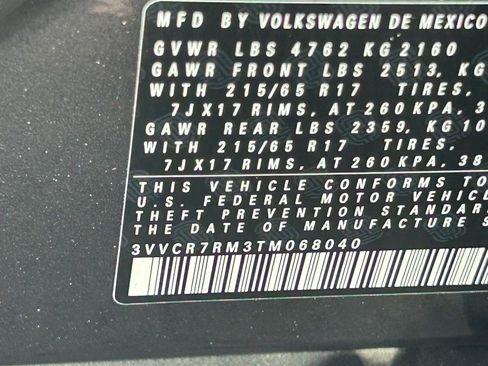 New 2026 Volkswagen Tiguan S FWD image 61