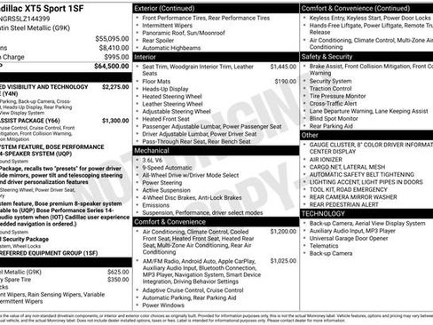 Used 2020 Cadillac XT5 Sportv image 5