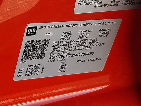 Used 2021 GMC Sierra 1500 AT4 image 29