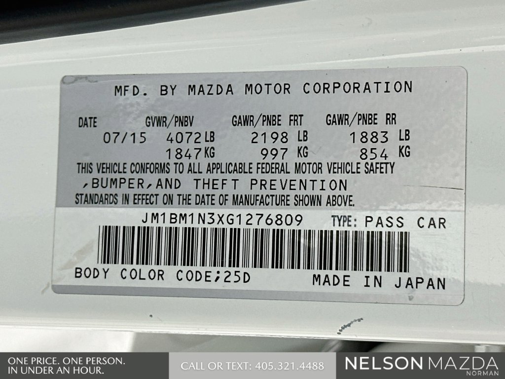 Used 2016 MAZDA MAZDA3 s Grand Touring FWD image 34