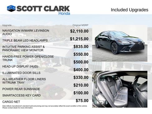 Used 2025 Lexus ES 350 F Sport FWD image 8