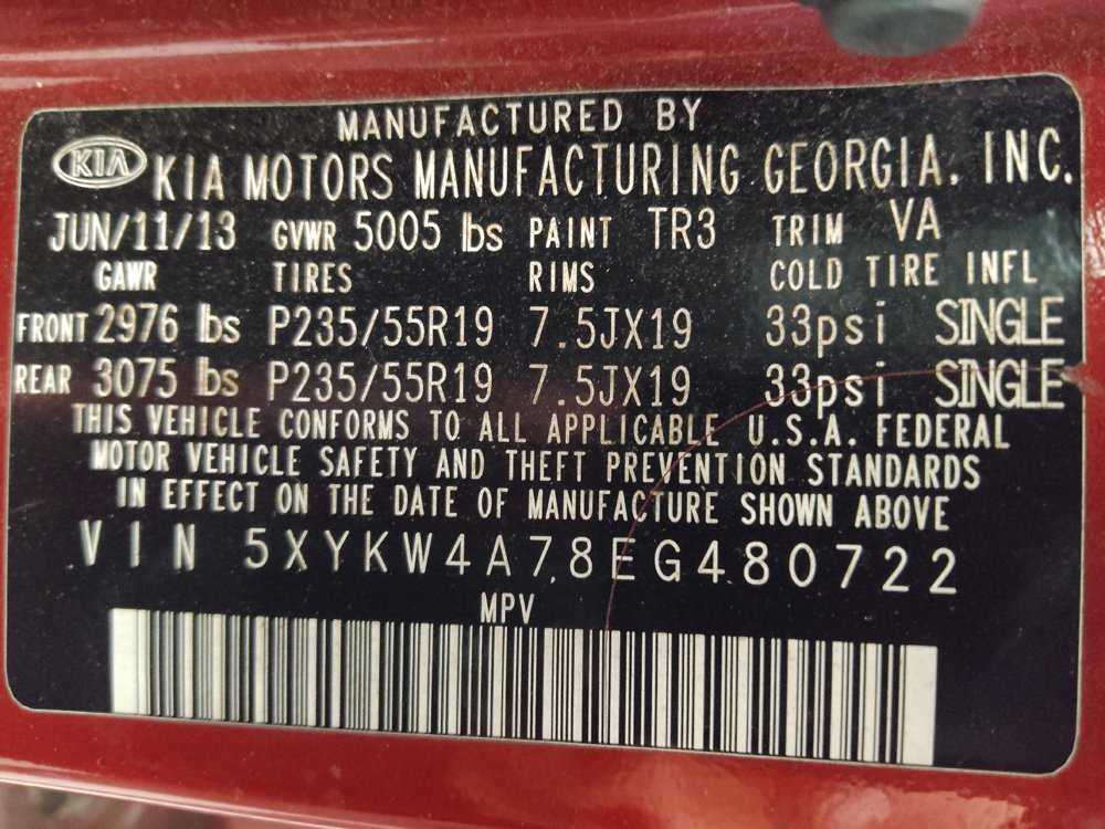 Used 2014 Kia Sorento SX FWD image 33