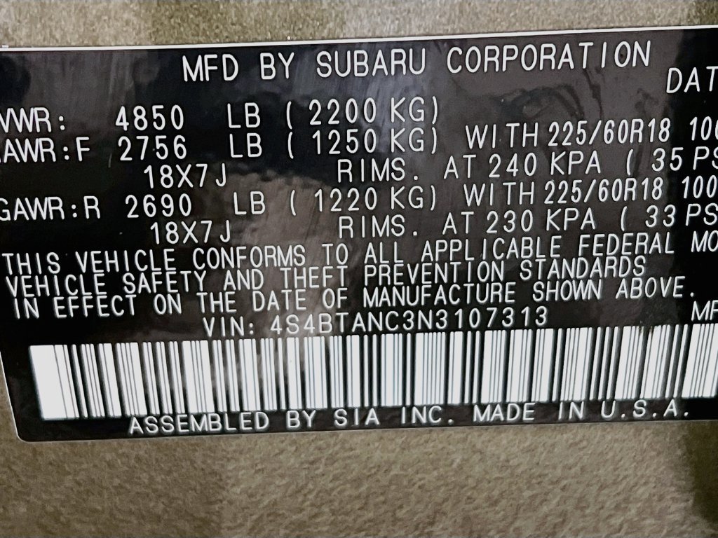Used 2022 Subaru Outback Limited w/ Popular Package #2 AWD/4WD image 28